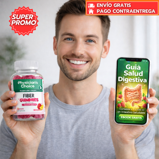 Fiber Gummies™: Gomitas Veganas con Fibra Prebiótica que Favorecen la Salud Digestiva , Sin Azúcar Añadido + EBOOK GRATIS para la Salud Intestinal!