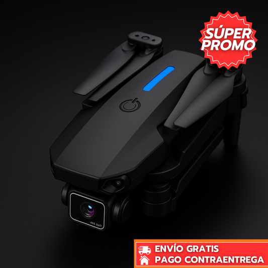 Dron E88™: Dron Plegable 4K con Estabilización Avanzada y Toma Aérea de Alta Precisión