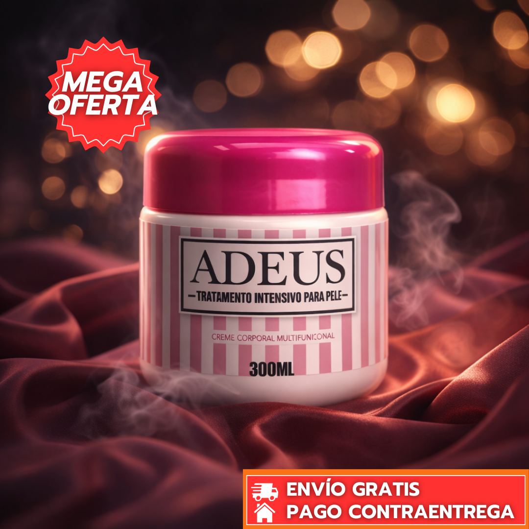 AdeusCell™: Crema Corporal que Favorece una Piel Más Suave, Firme e Hidratada.