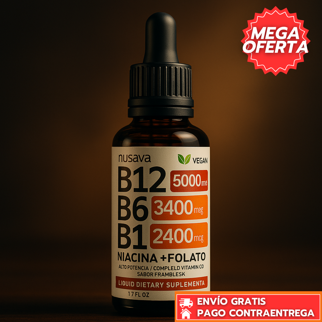 Vytal B™: Suplemento Líquido de Complejo B de Alta Potencia para Energía, Enfoque y Rendimiento