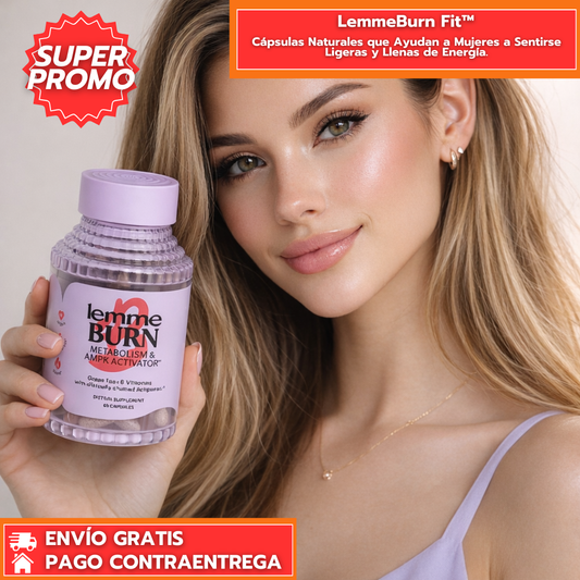 LemmeBurn Fit™: Cápsulas Naturales que Ayudan a Mujeres a Sentirse Ligeras y Llenas de Energía.