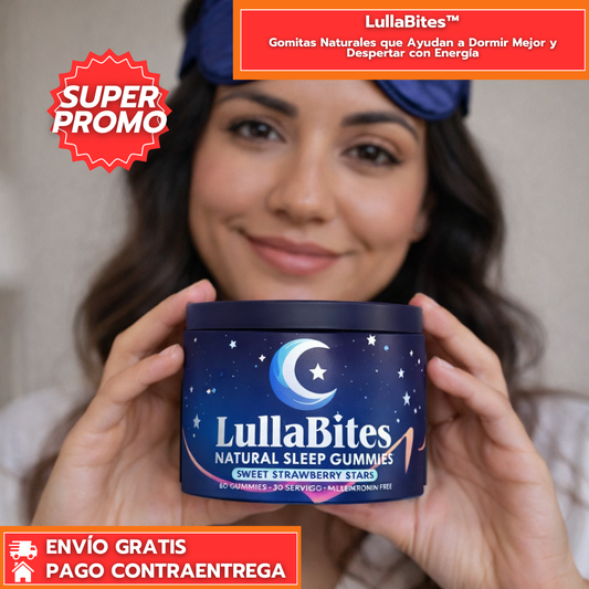 LullaBites™: Gomitas Naturales que Ayudan a Dormir Mejor y Despertar con Energía
