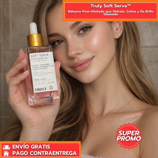 Truly Soft Serve™: Bálsamo Post-Afeitado que Hidrata, Calma y Da Brillo Glaseado