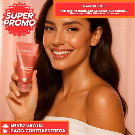 RevitaFirm™: Máscara Nocturna con Colágeno que Hidrata y Reafirma la Piel Mientras Duermes