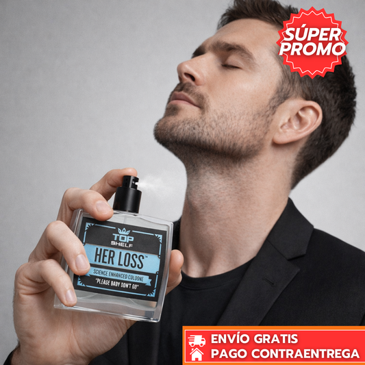 Her Loss™: Perfume con Feromonas para Hombre que Despierta Deseo Femenino en Minutos y Potencia tu Confianza
