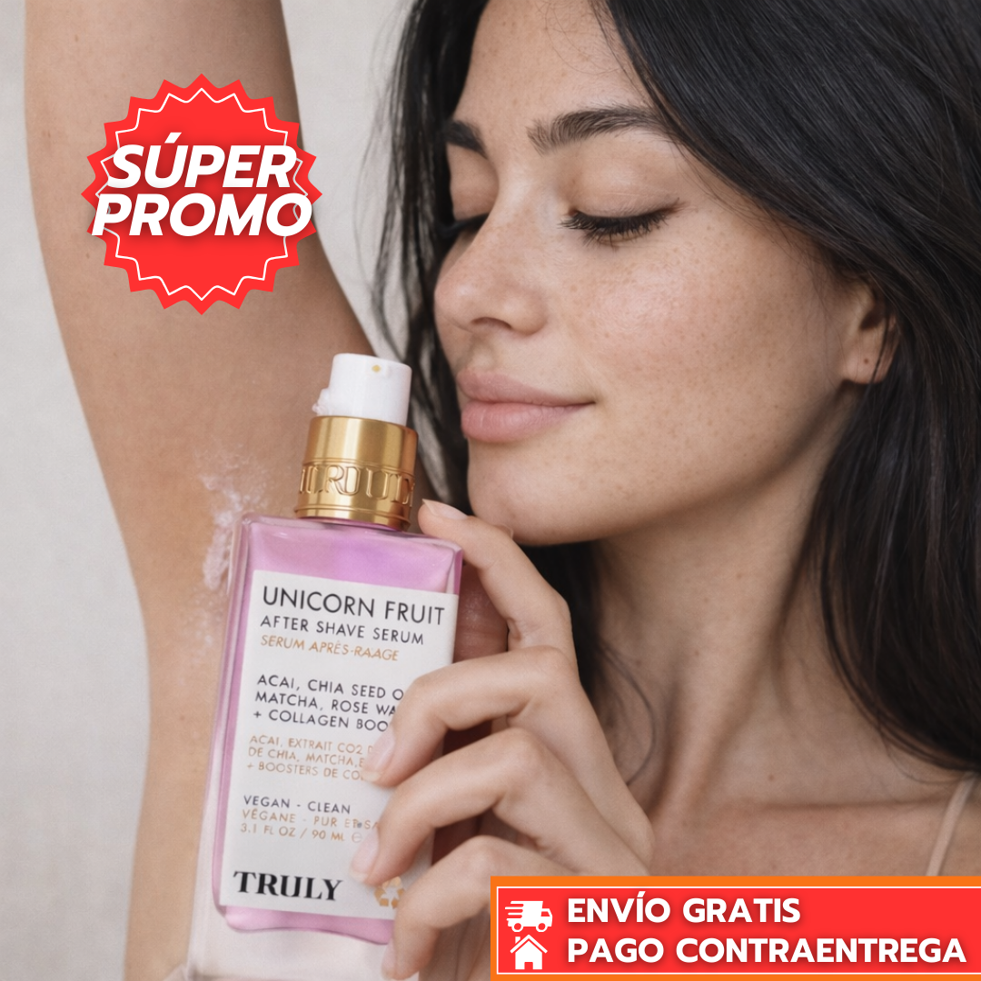 Truly Unicorn Fruit™: Hidratación Iluminadora que Calma, Suaviza y Perfuma la Piel Post-Depilación