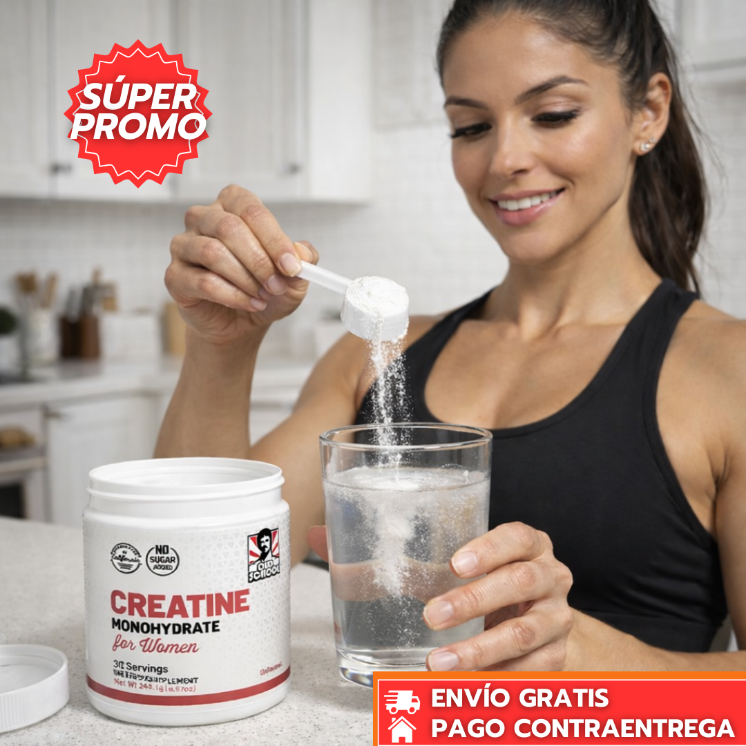 Women Creatine™: Suplemento para Mujeres que Potencia Glúteos, Tonifica el Cuerpo y Aumenta la Energía