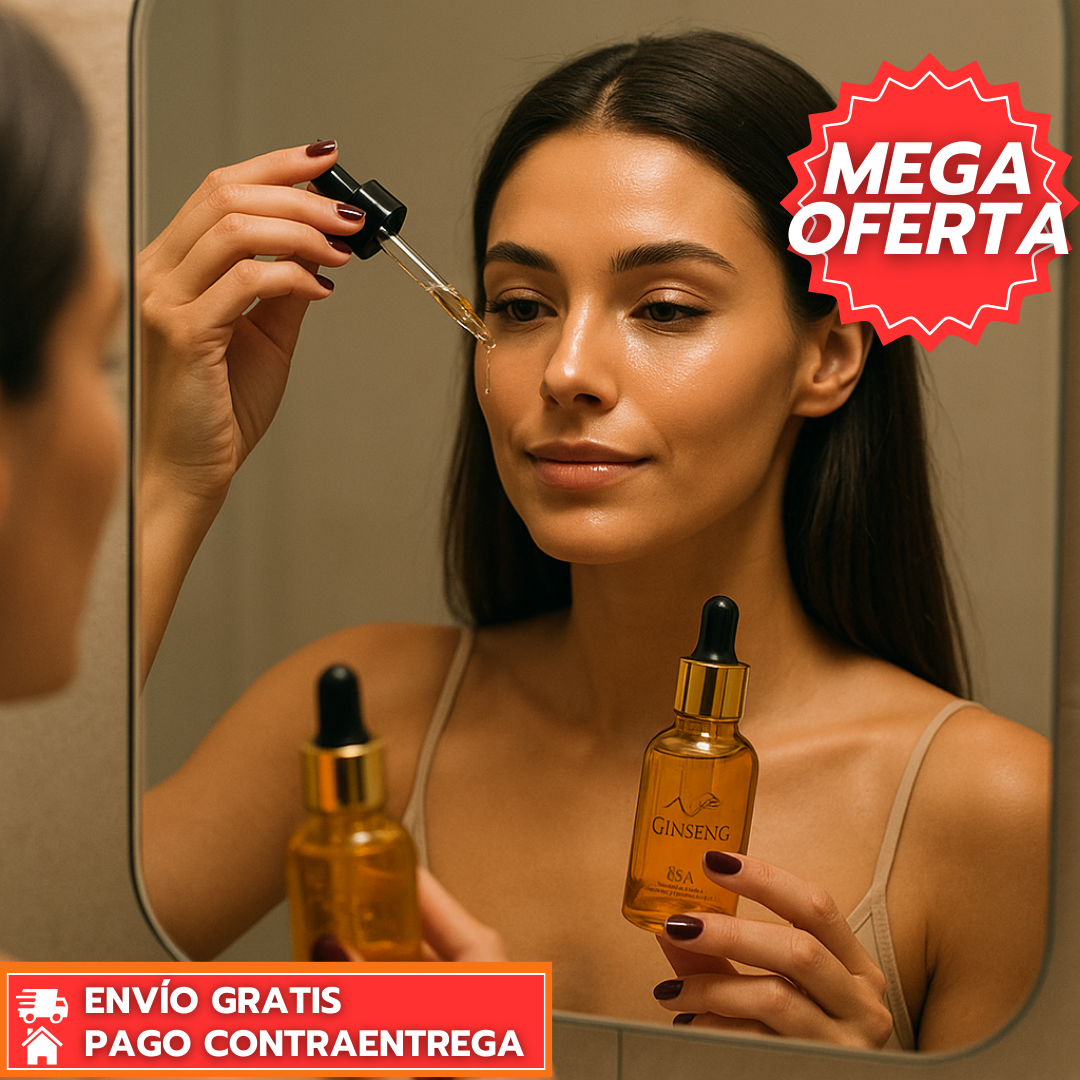 Oferta especial 2x1 GinsengVital™: Sérum revitalizante con ginseng para una piel más firme y luminosa.