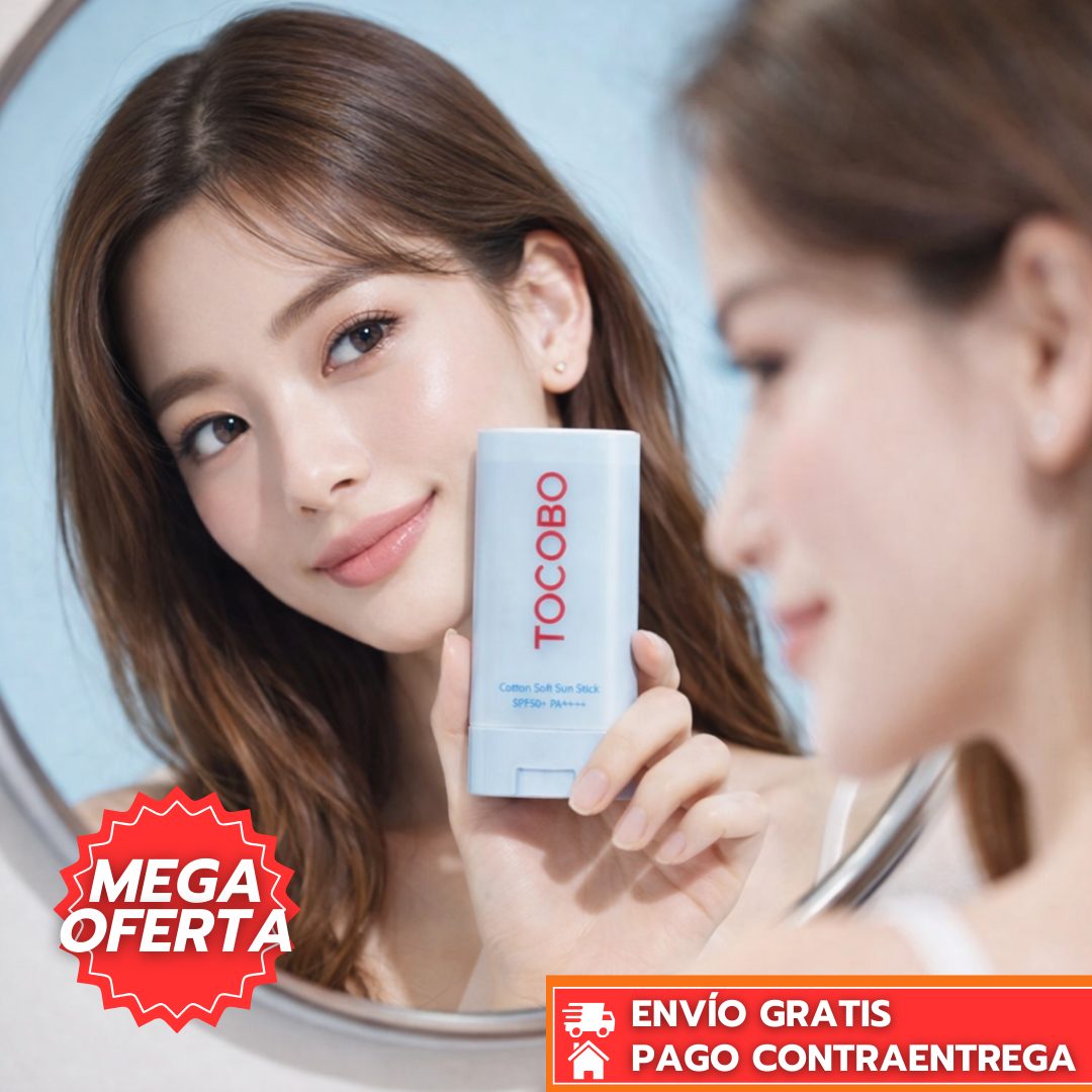 Tocobo Sun™: Barra Solar Facial Vegana de Alta Protección UV con Acabado Invisible y Efecto Mate.