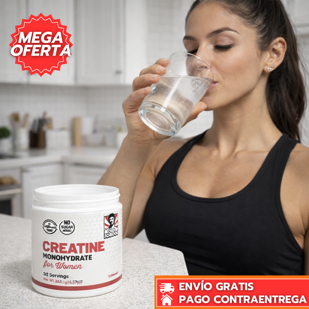 Women Creatine™: Suplemento para Mujeres que Potencia Glúteos, Tonifica el Cuerpo y Aumenta la Energía