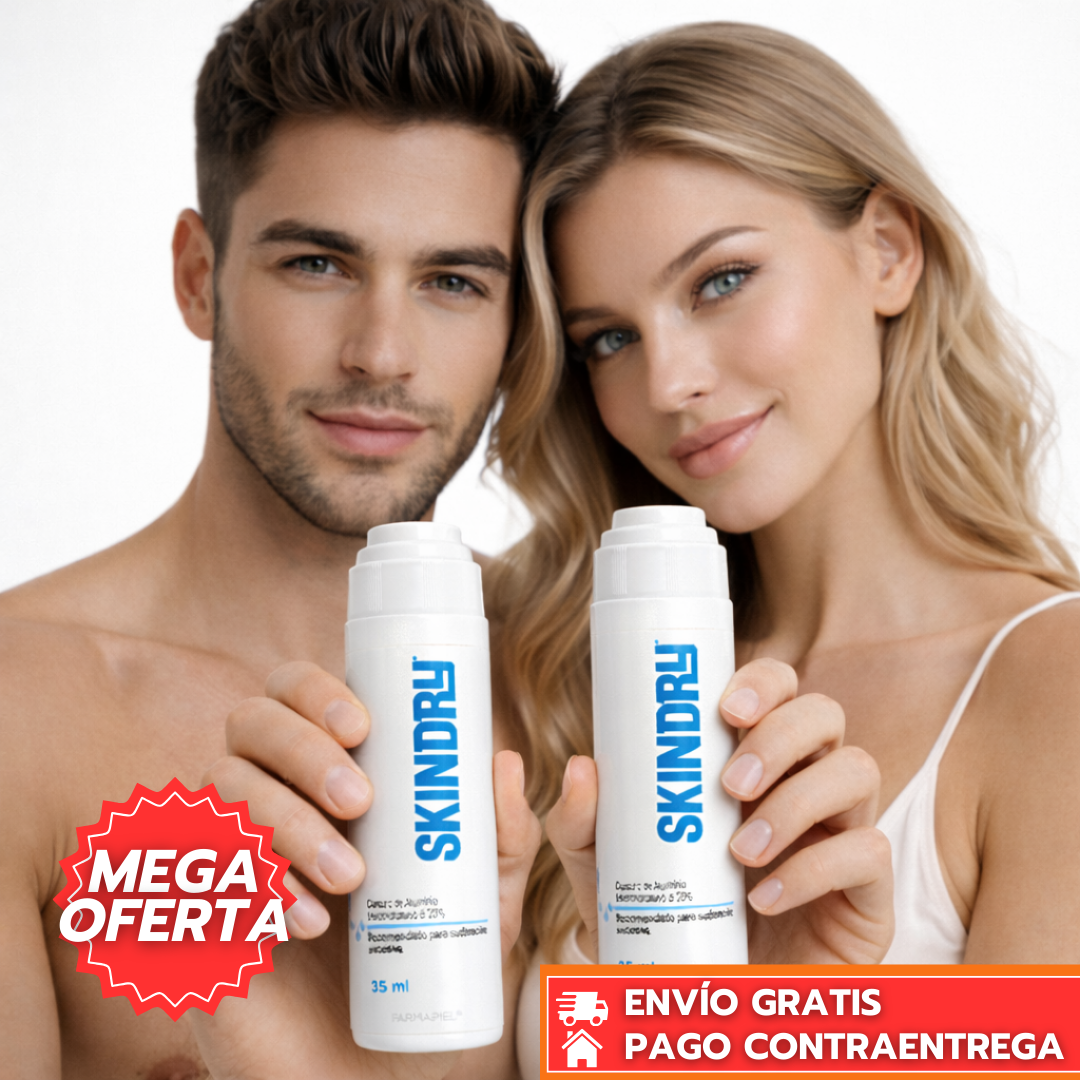 SkindryPro™: Antitranspirante en Roll-On para Sudoración Excesiva con Efecto Secante de Larga Duración 120ml