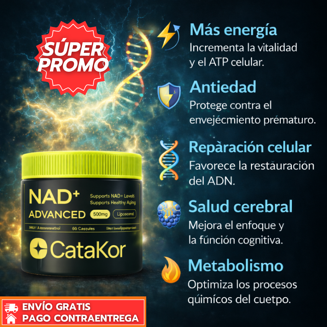 NAD Advanced CataKor™: Activa tu Energía Celular, Despierta tu Juventud Interior