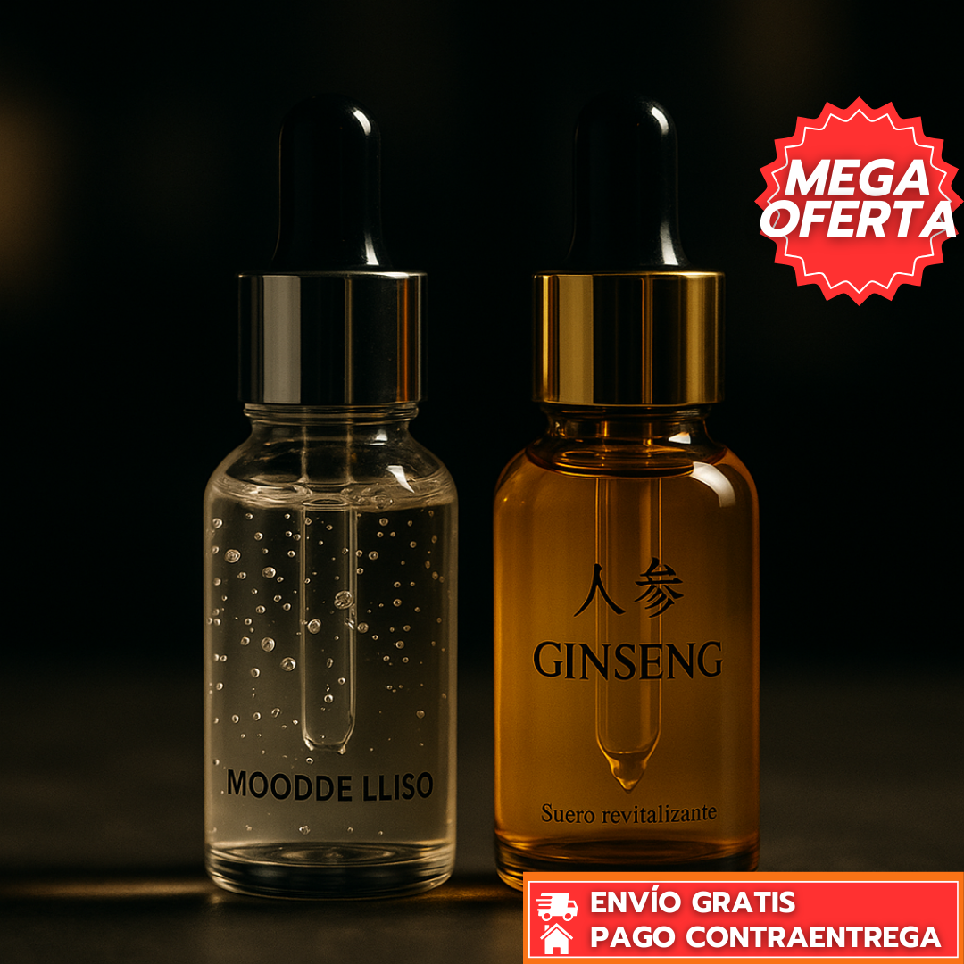 Oferta especial 2x1 GinsengVital™: Sérum revitalizante con ginseng para una piel más firme y luminosa.