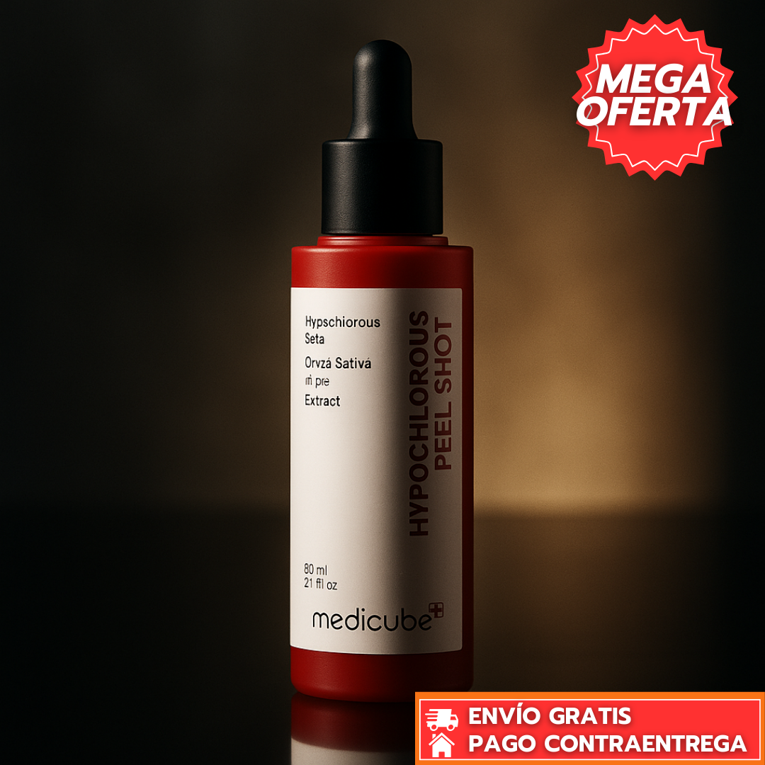HypoAcid™: Exfoliante Líquido Facial con Ácido Hipocloroso que Purifica los Poros, Elimina Impurezas y Suaviza la Piel Grasa 60ml