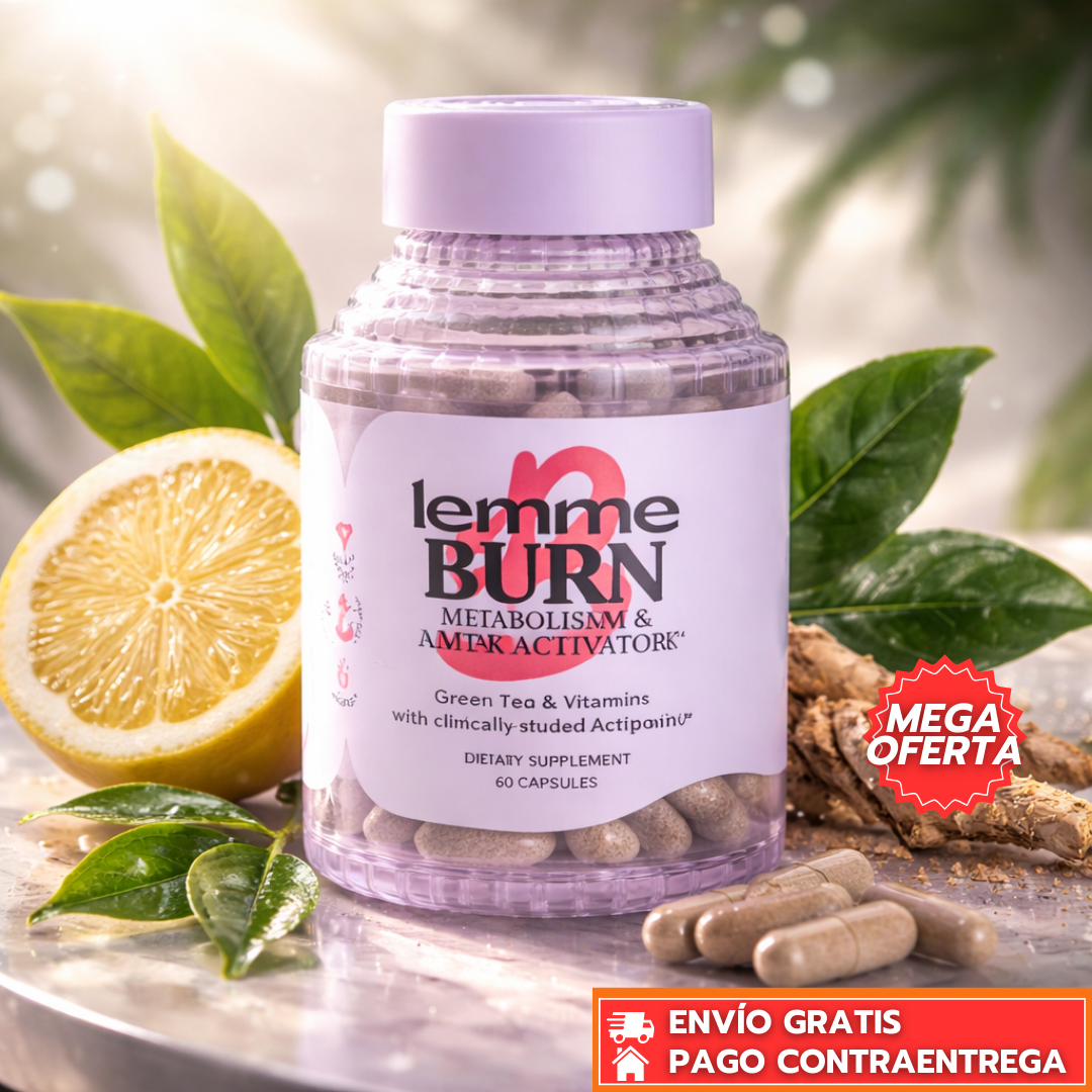 LemmeBurn Fit™: Cápsulas Naturales que Ayudan a Mujeres a Sentirse Ligeras y Llenas de Energía.