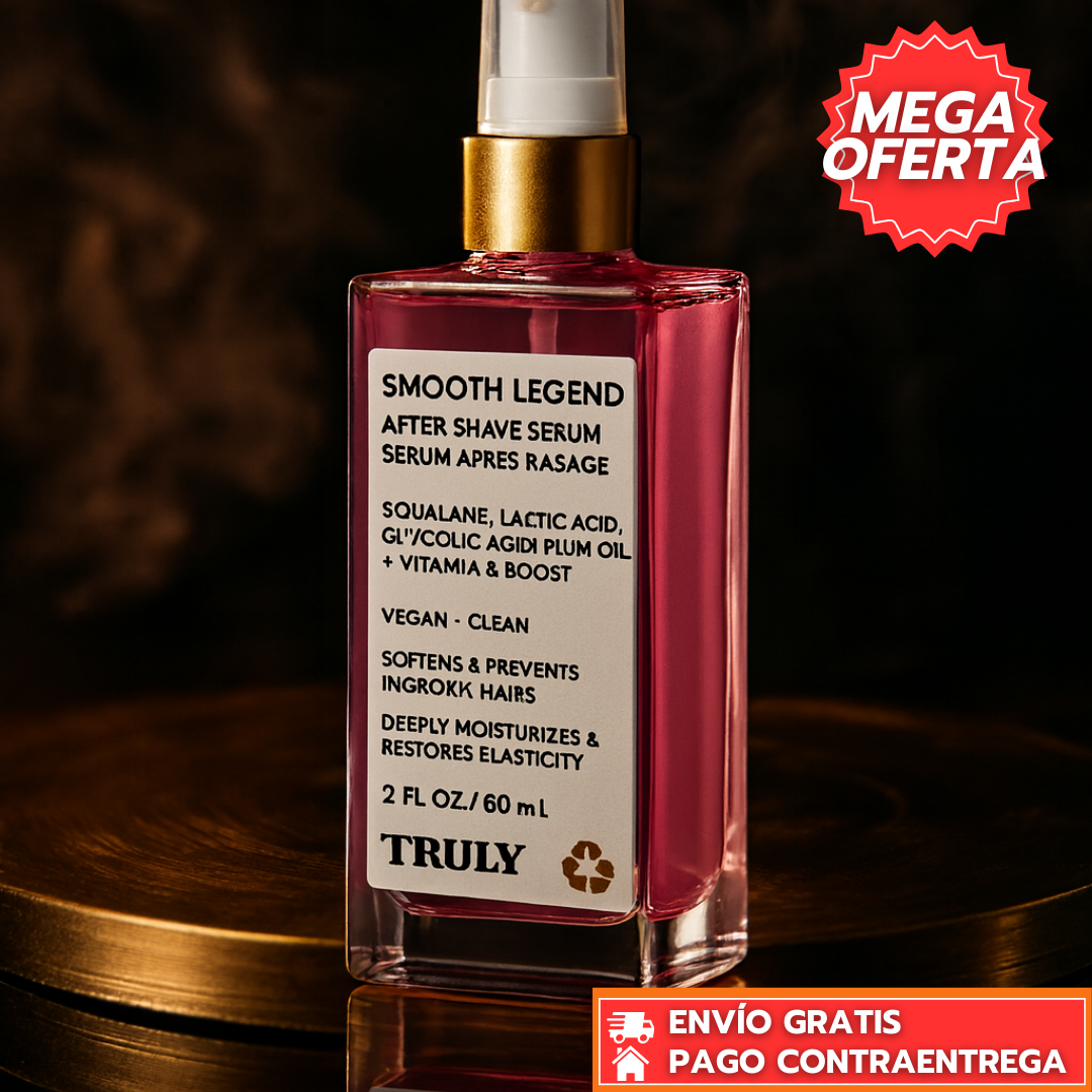 SmoothLegend™: Sérum Post-Afeitado Calma, Hidrata y Previene Vellos Encarnados