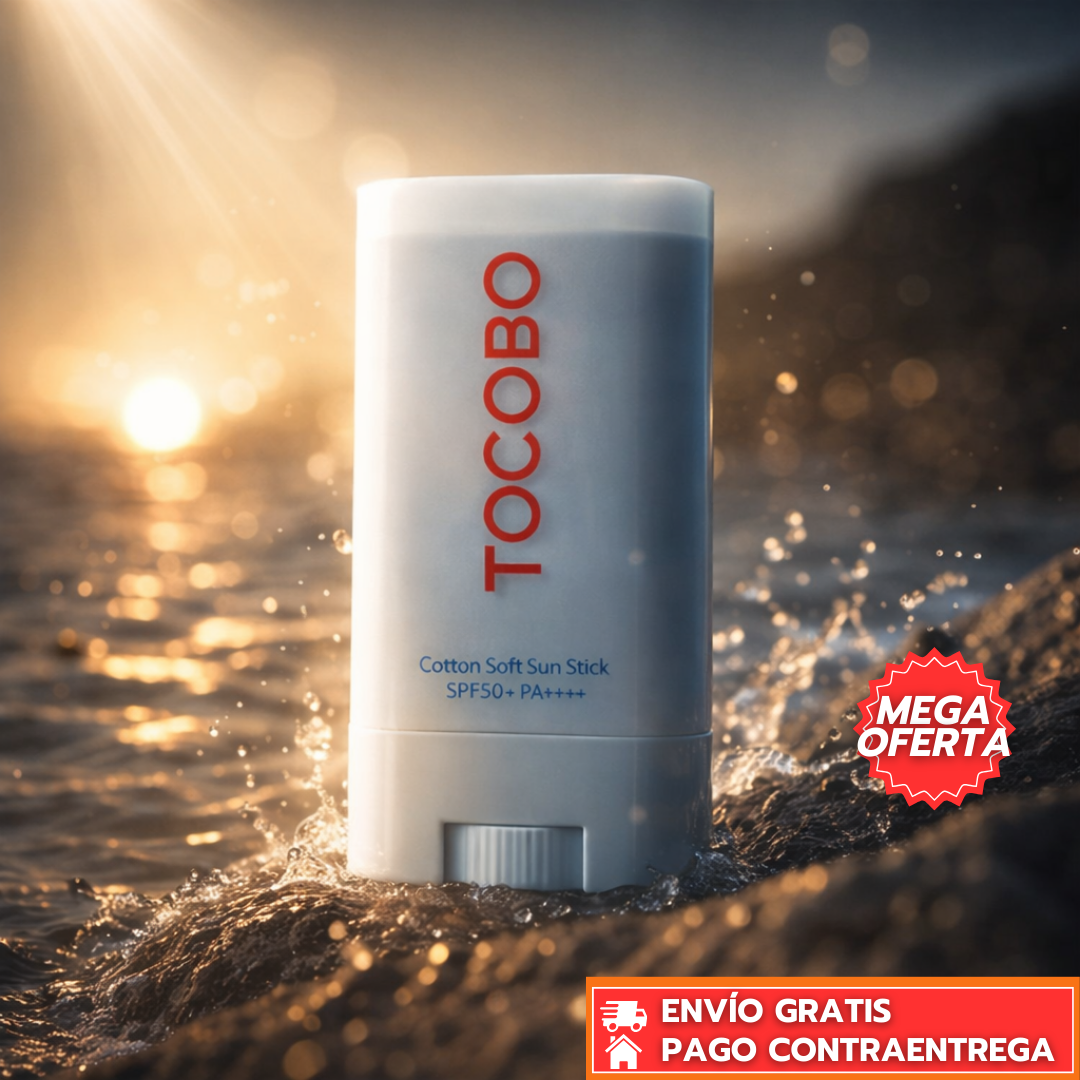 Tocobo Sun™: Barra Solar Facial Vegana de Alta Protección UV con Acabado Invisible y Efecto Mate.