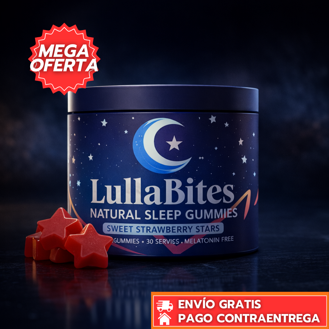 LullaBites™: Gomitas Naturales que Ayudan a Dormir Mejor y Despertar con Energía