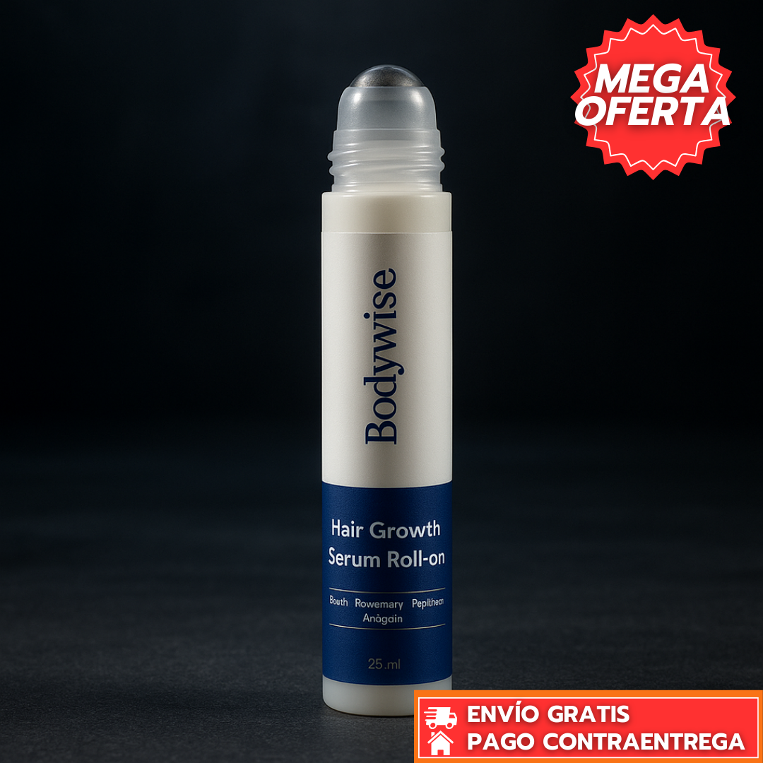 Oferta Especial 2x1 HairWise™: Sérum Capilar Masculino para Crecimiento y Fortalecimiento del Cabello 10ml