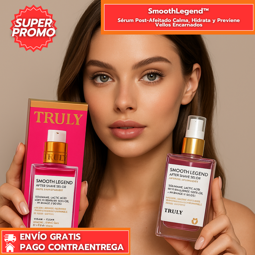 SmoothLegend™: Sérum Post-Afeitado Calma, Hidrata y Previene Vellos Encarnados